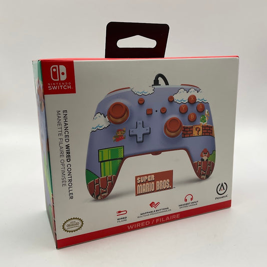 PowerA Super Mario Bros Enchanced Wireless Controller Nintendo Switch