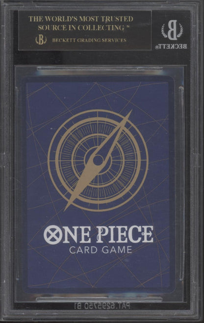 Nami One Piece Card Game Romance Dawn Alternate Art Beta #016 BGS 10 Black Label