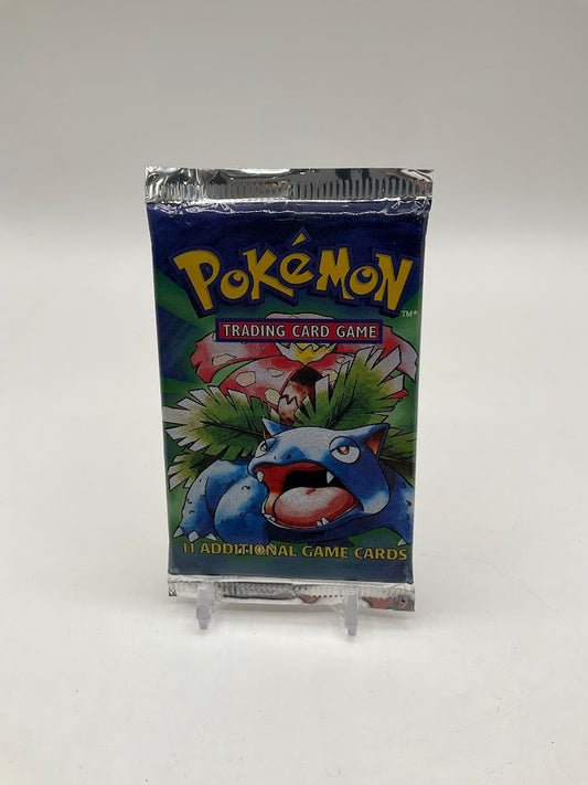 Pokemon Base Set Unlimited Venusaur Booster Pack