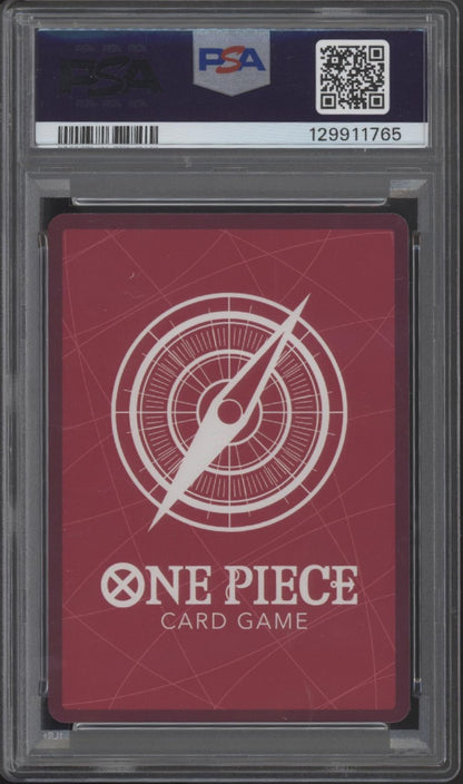 Ace & Newgate One Piece Card Game ST22 Black & White Alt Art #001 PSA 10
