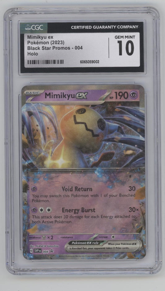 Mimikyu ex Pokemon Black Star Promo Holo #004 CGC 10 #2