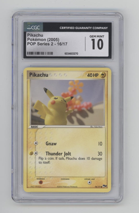 Pikachu Pokemon POP Series 2 #16 CGC 10 #1