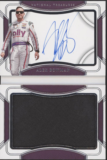 Alex Bowman 2023 Panini National Treasures Firesuit Auto 12/25