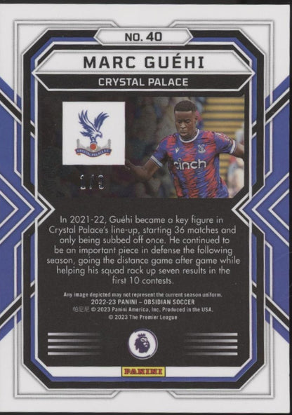 Marc Guehi 2022-23 Panini Obsidian 1/9 #40