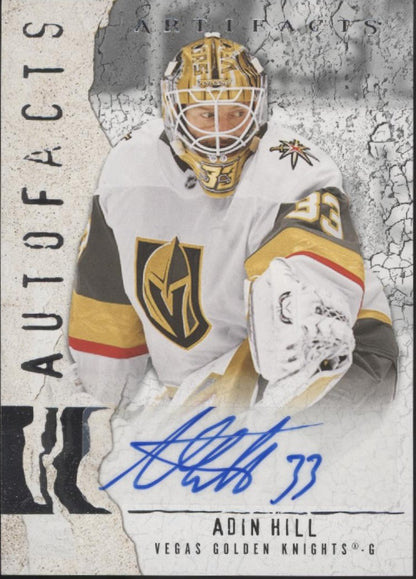 Adin Hill 2025-26 Upper Deck Artifacts Auto #AF-AH