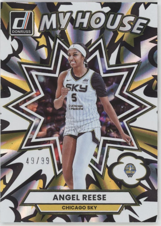 Angel Reese 2025 Panini WNBA Donruss My House 49/99 #6