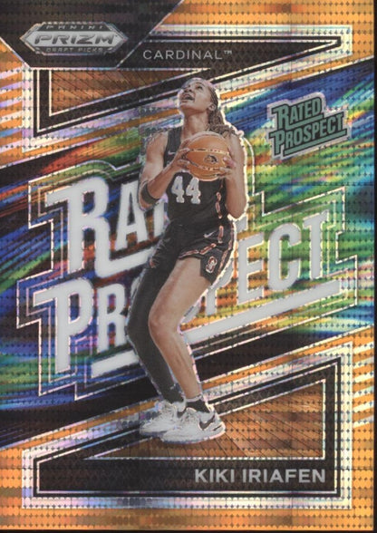 Kiki Iriafen 2024 Prizm Draft Picks Rated Prospect Orange Pulsar Prizm 29/49