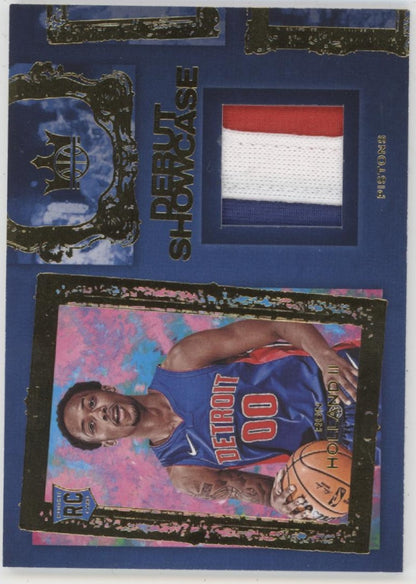 Ron Holland II 2024-25 Panini Court Kings Debut Showcase Swatch RC #DSM-RNH