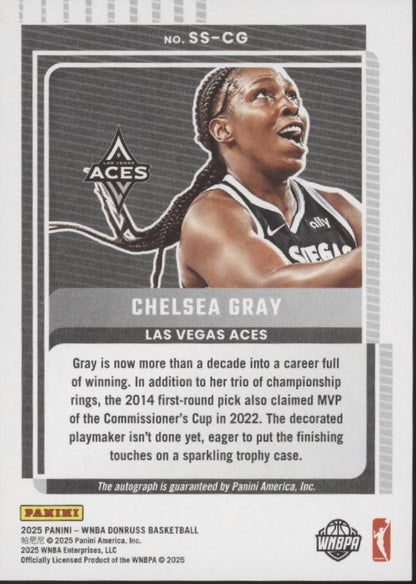 Chelsea Gray 2025 Panini WNBA Donruss Signature Series Auto #SS-CG