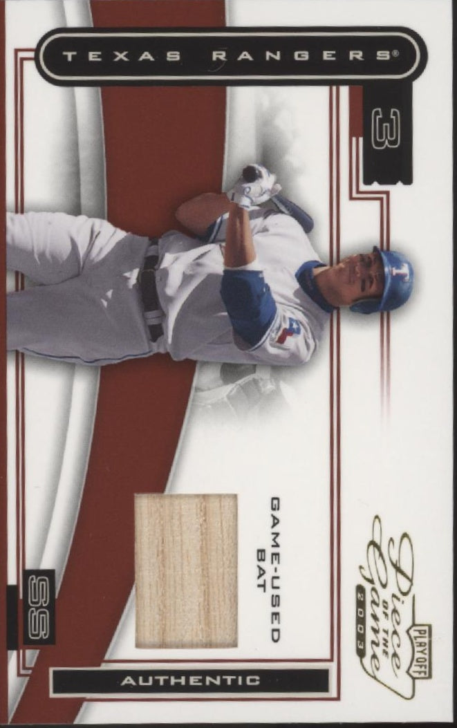 Alex Rodriguez 2003 Playoff Piece of the Game Bat Relic #POG-6