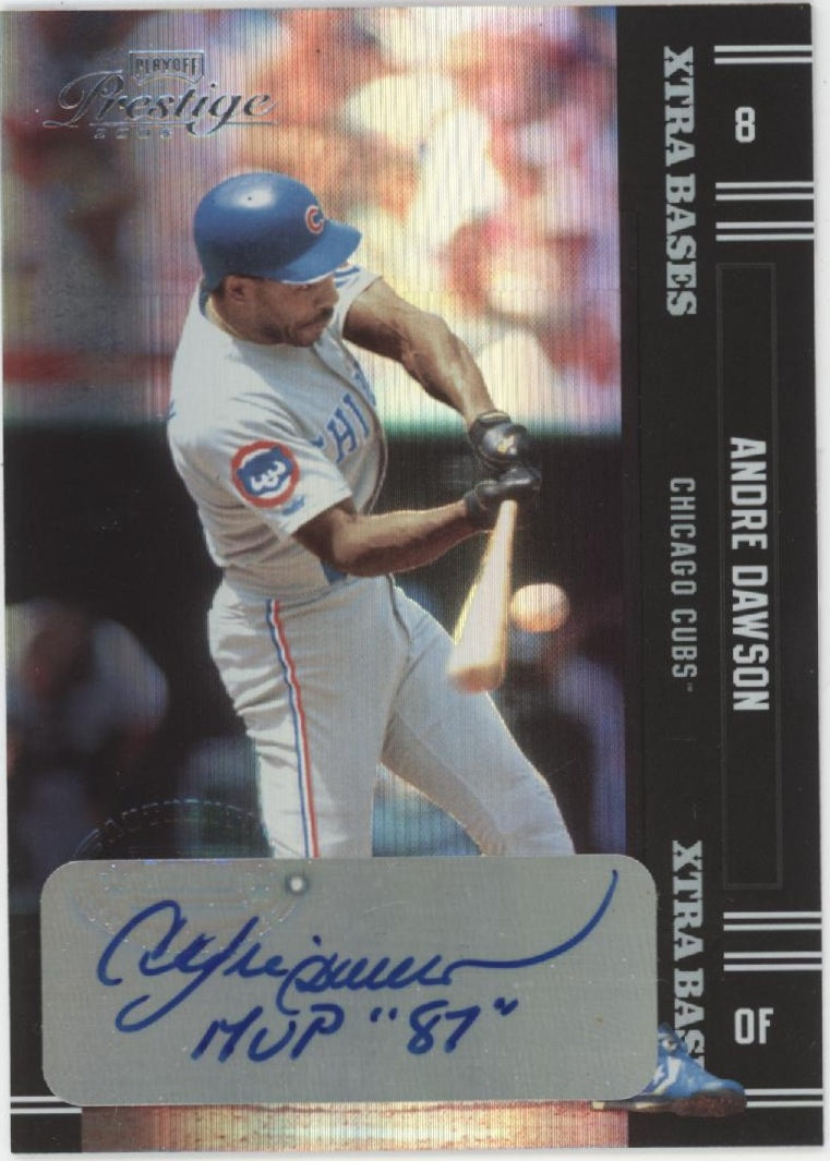 Andre Dawson 2005 Playoff Prestige Xtra Bases Auto 1/5 #198