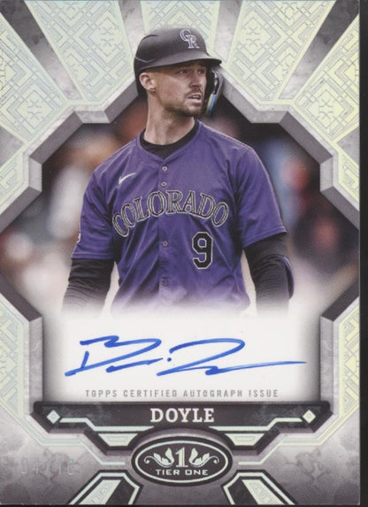 Brenton Doyle 2025 Topps Tier One Auto 04/10 #BOA-BD