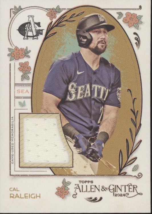 Cal Raleigh 2024 Topps Allen & Ginter Swatch #AGR-CRA