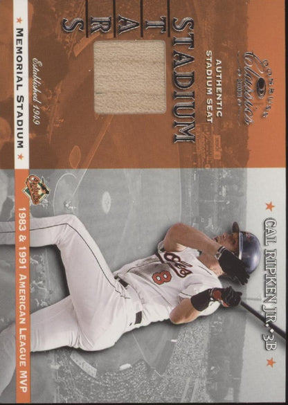Cal Ripken Jr. 2001 Donruss Classics Stadium Stars Bat Relic #SS-2