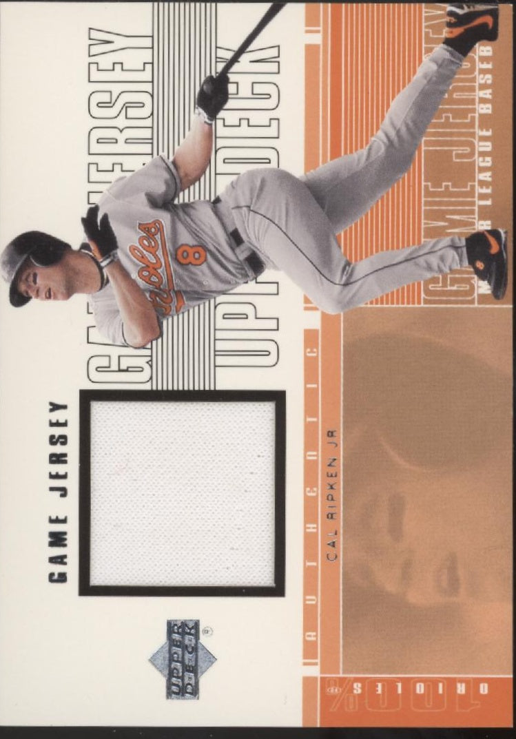 Cal Ripken Jr. 2000 Upper Deck Game Jerseys Swatch #C-CR