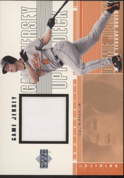 Cal Ripken Jr. 2000 Upper Deck Game Jerseys Swatch #C-CR