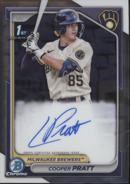 Cooper Pratt 2024 Bowman Chrome Auto #CPA-CPR