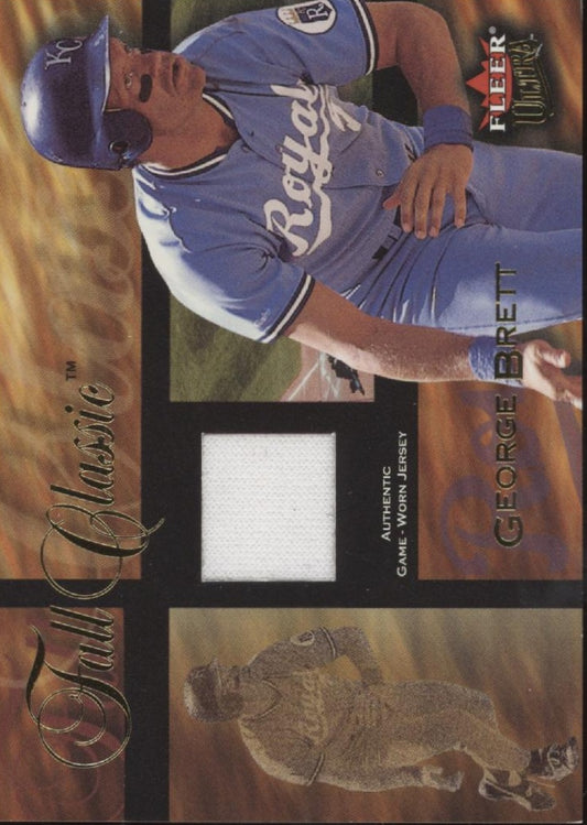George Brett 2002 Fleer Ultra Full Classic Swatch