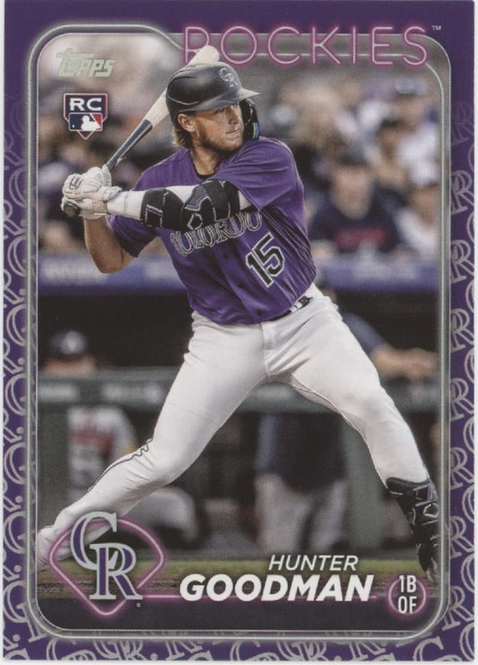 Hunter Goodman 2024 Topps Series 2 RC #432