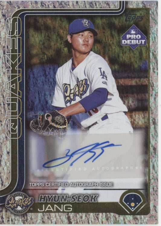 Hyun-Seok Jang 2025 Topps Pro Debut Foilboard Auto 133/175 #PD-179