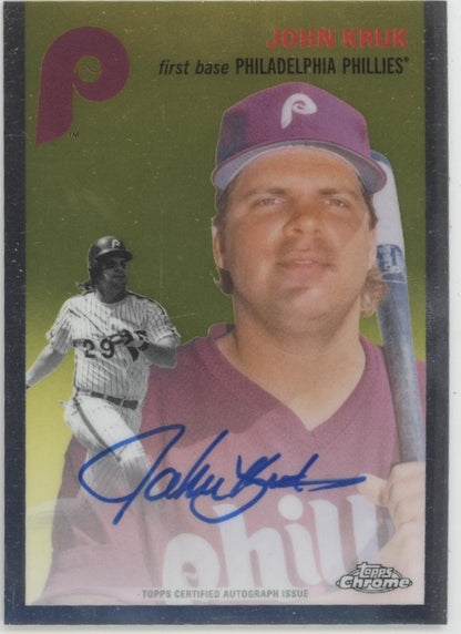 John Kruk 2023 Topps Chrome Platinum Auto #CPA-JK