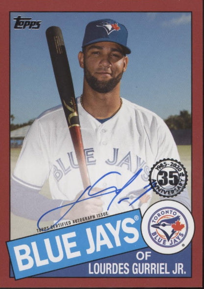 Lourdes Gurriel Jr. 2020 Topps 35th Anniversary Red Auto 20/25 #85A-LG