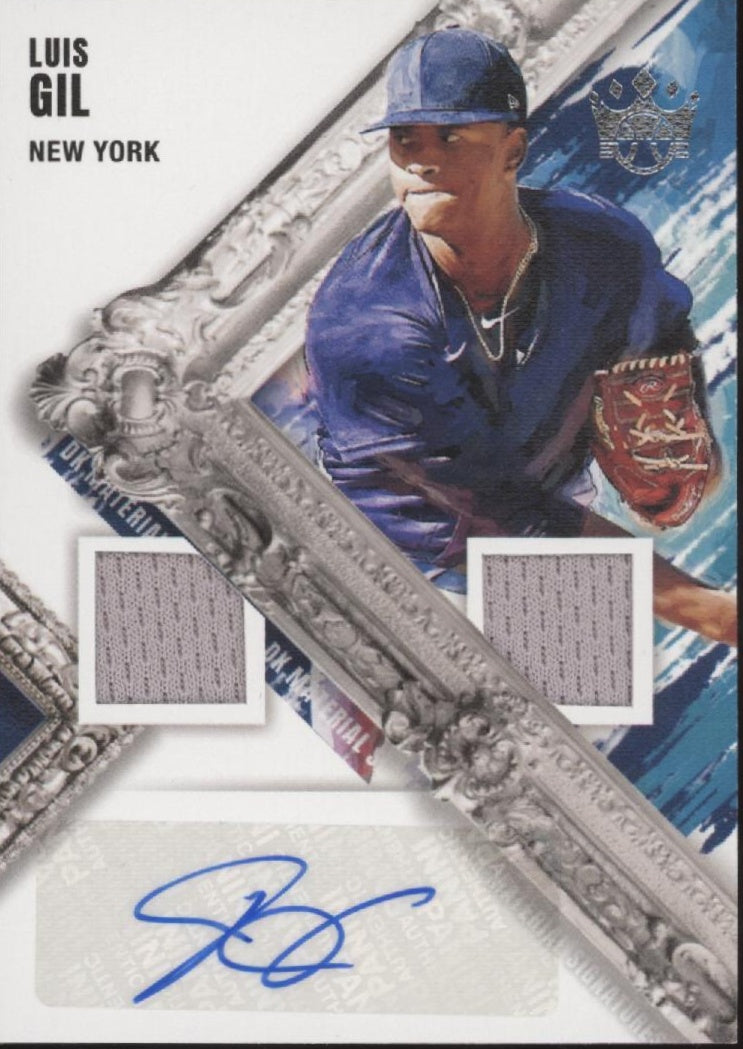 Luis Gil 2022 Panini Diamond Kings Swatch Auto #DMS-LG