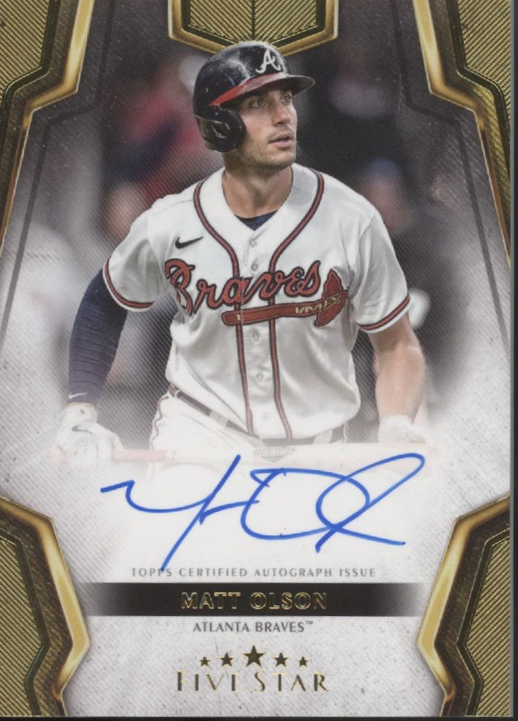 Matt Olson 2024 Topps Five Star Auto #FSA-MO