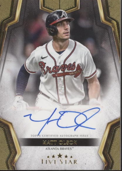 Matt Olson 2024 Topps Five Star Auto #FSA-MO