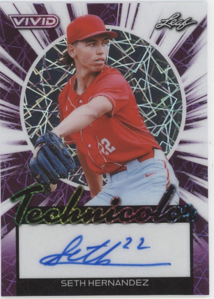 Seth Hernandez 2024 Leaf Vivid Technicolor Auto 1/1 #T-SH1