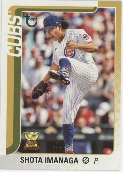 Shota Imanaga 2025 Topps Series 2 Vintage Stock 47/99 #473