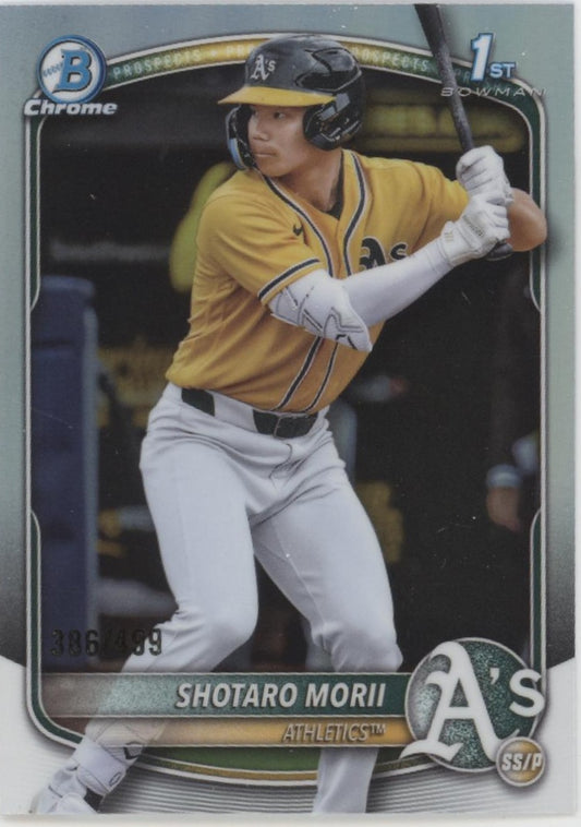 Shotaro Morii 2025 Bowman Chrome Prospects Refractor 186/499 #BCP-170