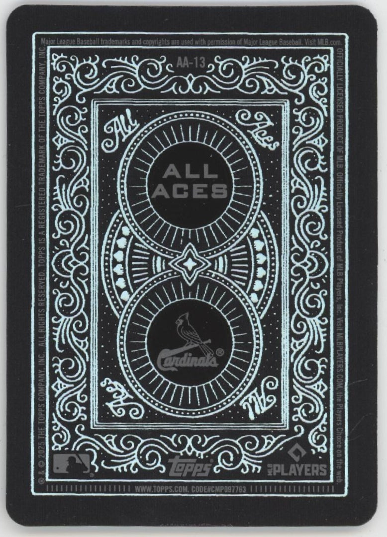 Sonny Gray 2025 Topps Series 1 All Aces Black #AA-13