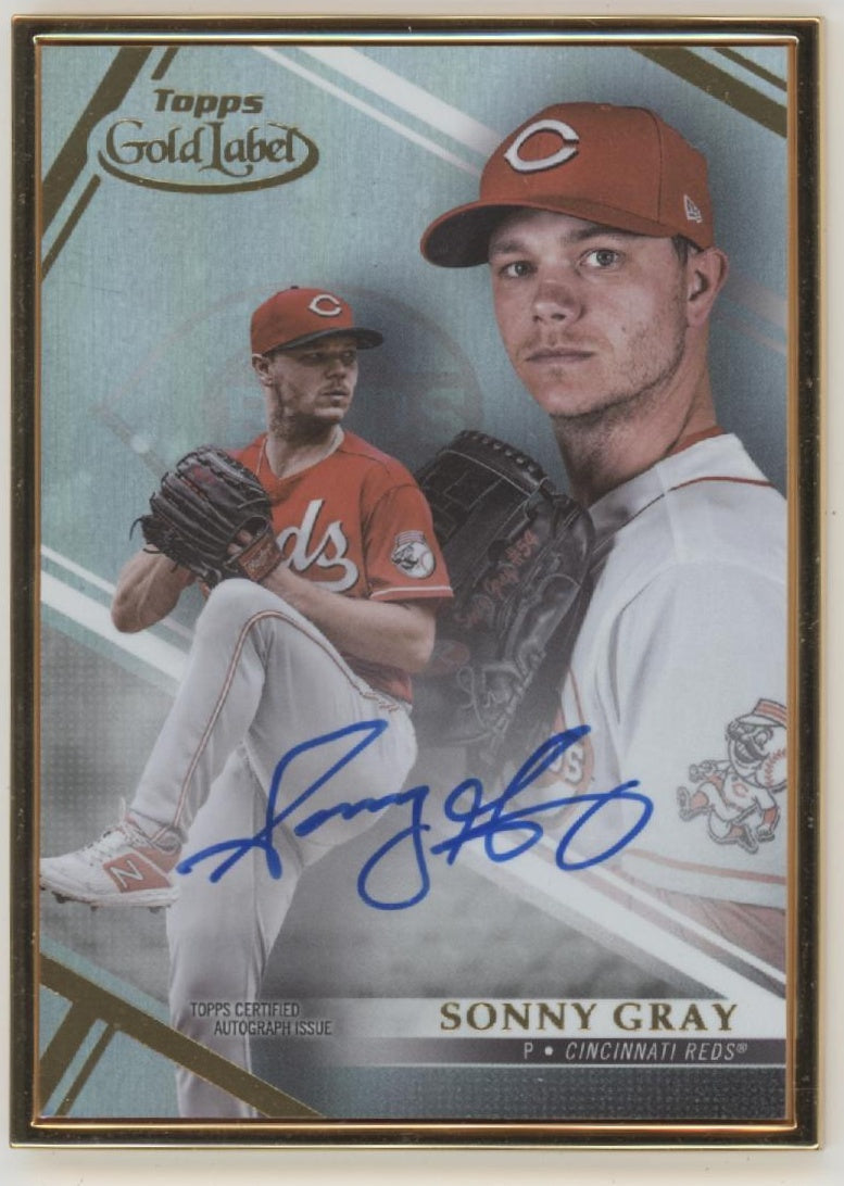 Sonny Gray 2021 Topps Gold Label Framed Auto #FA-SGR