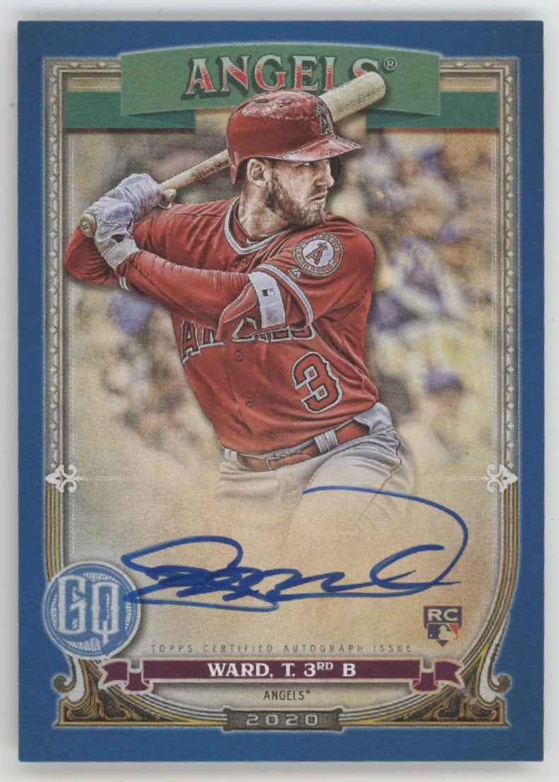 Taylor Ward 2020 Topps Gypsy Queen Blue RC Auto 147/150 #GQA-TW