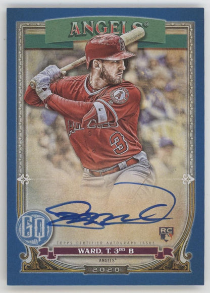 Taylor Ward 2020 Topps Gypsy Queen Blue RC Auto 147/150 #GQA-TW