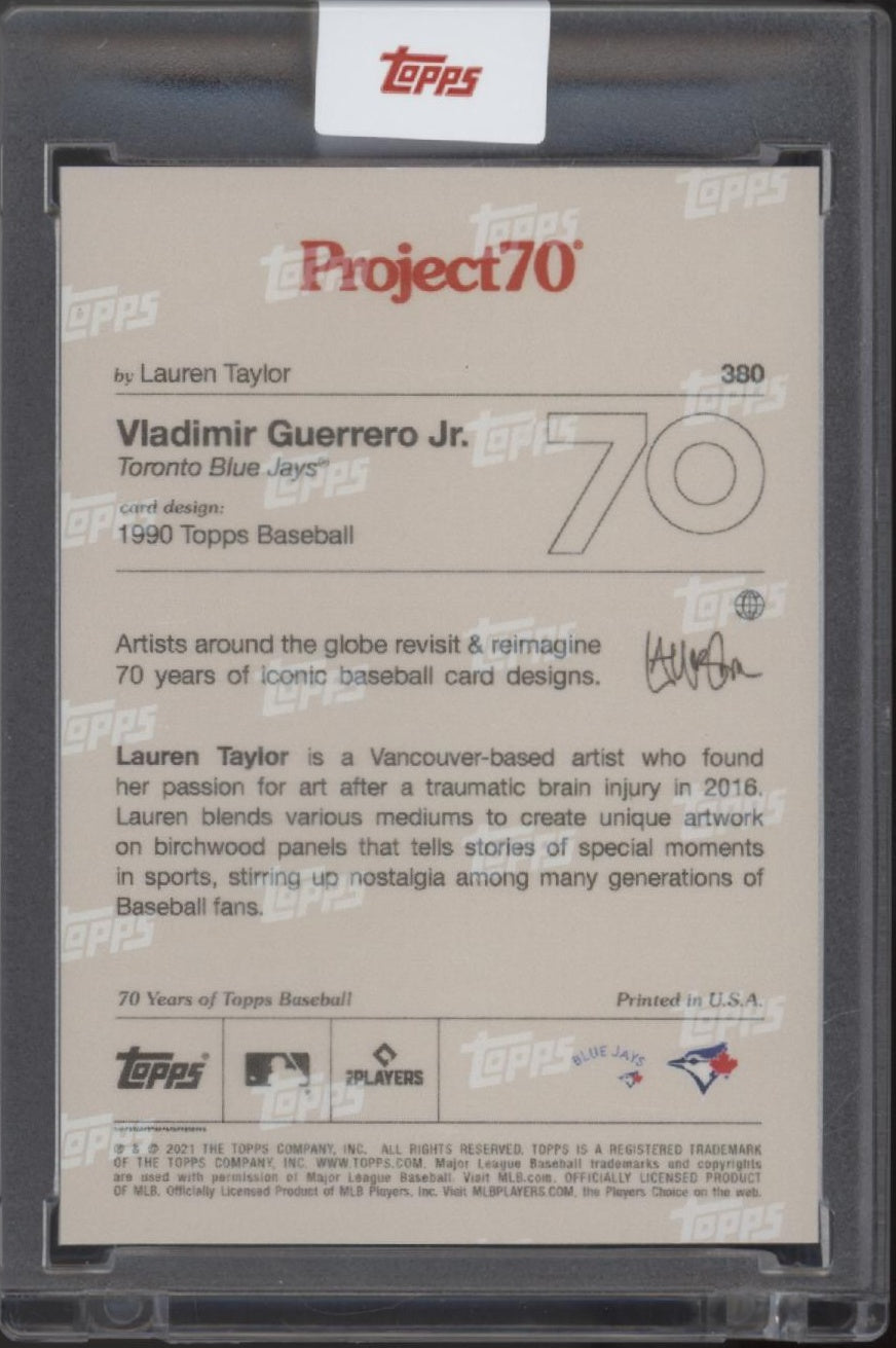 Vladimir Guerrero Jr. 2021 Topps Project 70 #380