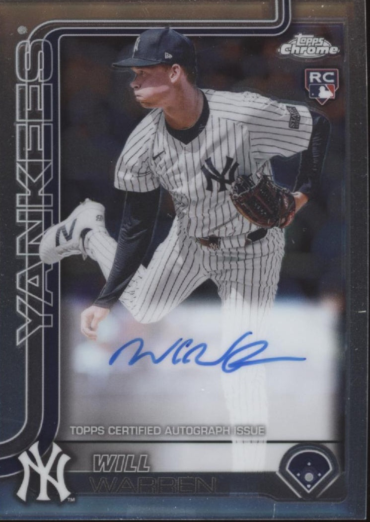 Will Warren 2025 Topps Chrome Auto #RA-WWA