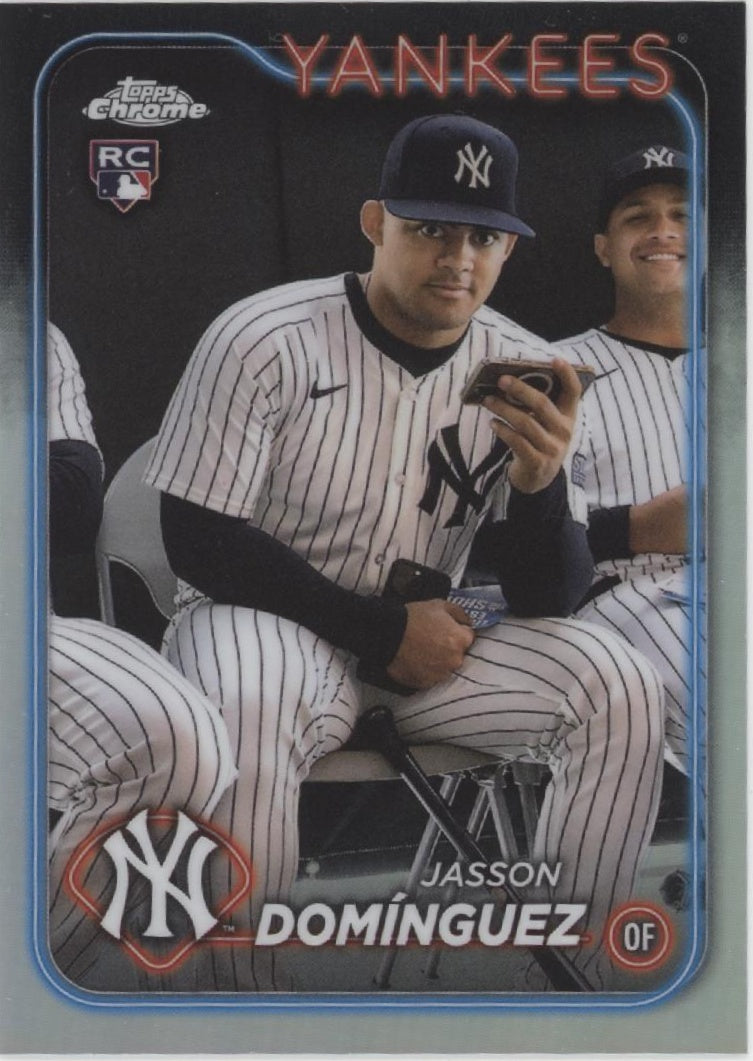 Jasson Dominguez 2024 Topps Chrome Refractor RC #89