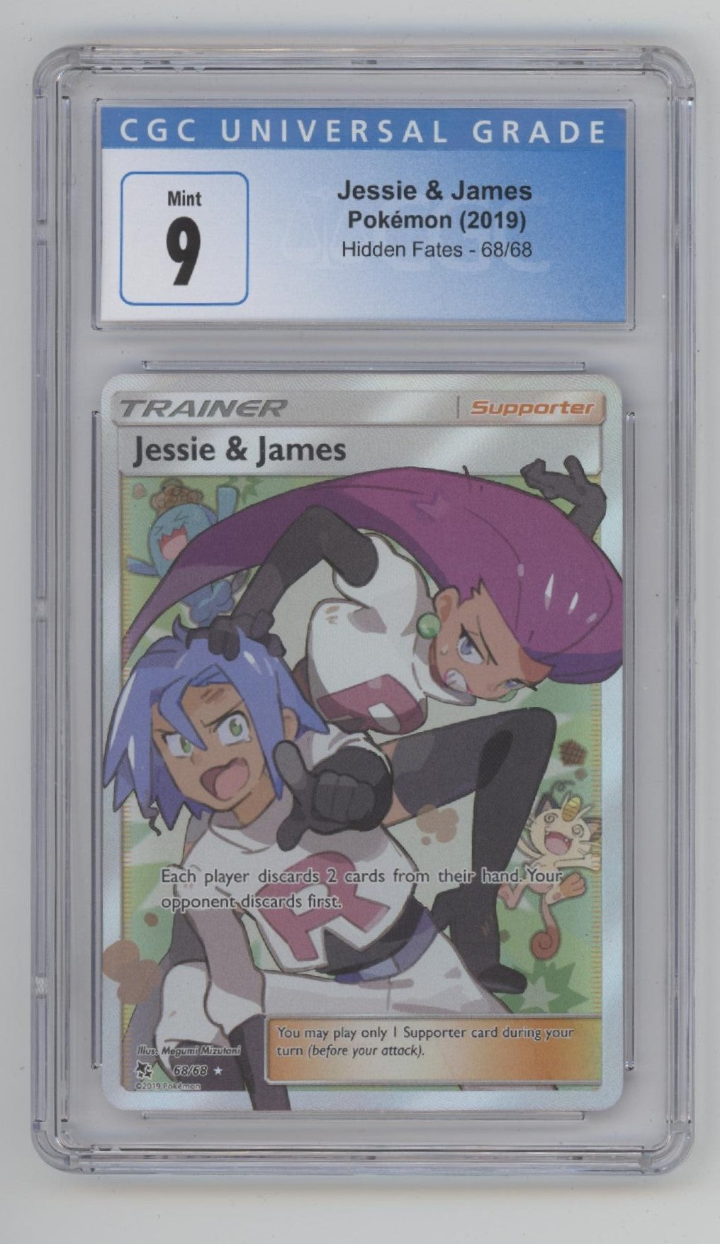 Jessie & James Hidden Fates #68 CGC 9