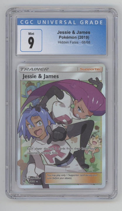 Jessie & James Hidden Fates #68 CGC 9