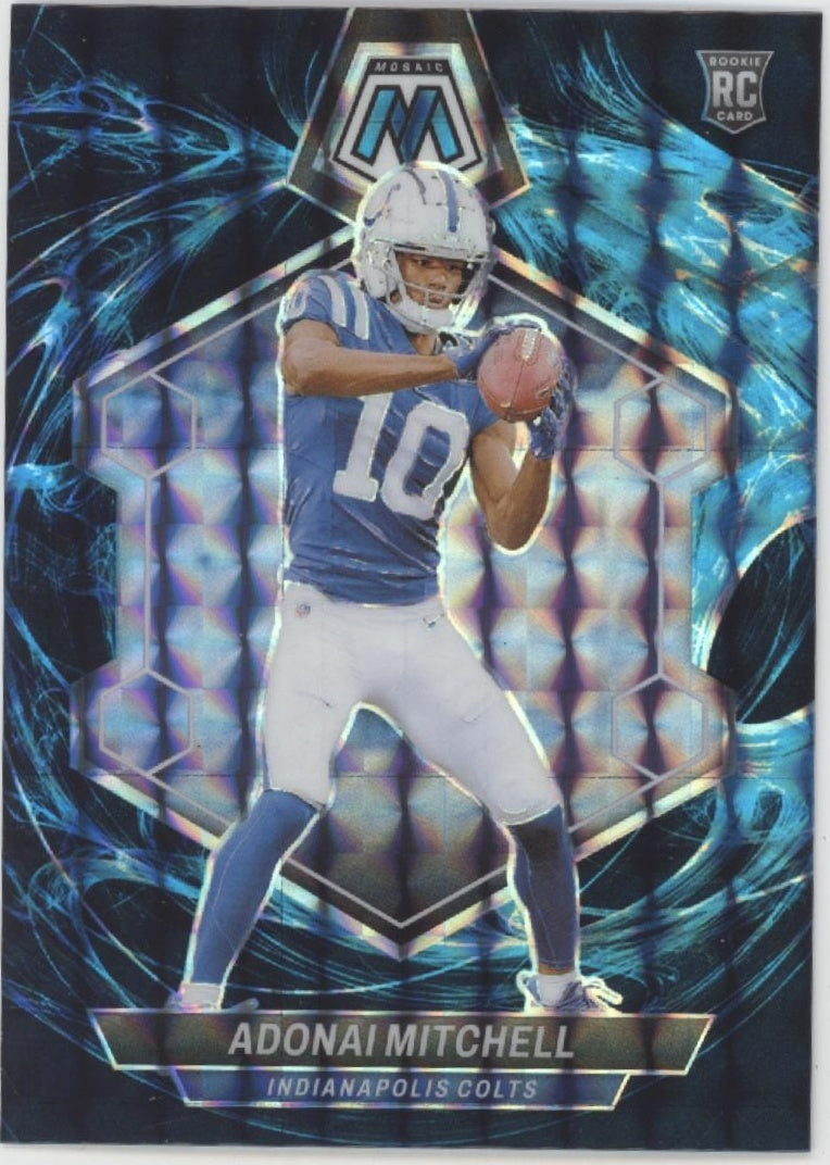 Adonai Mitchell 2024 Panini Mosaic Prizm RC #350