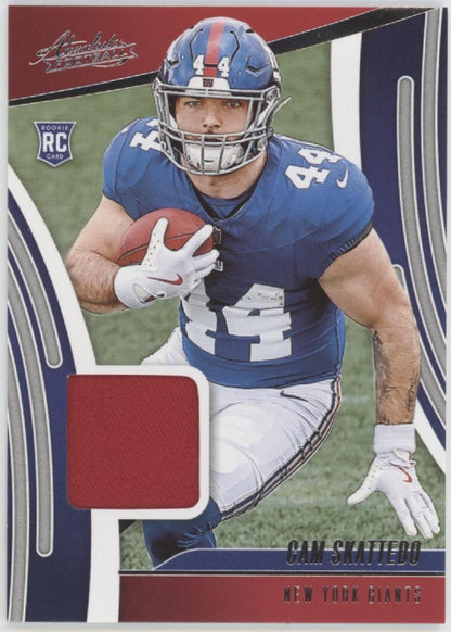 Cam Skattebo 2025 Panini Absolute Swatch RC #ARM-CSO