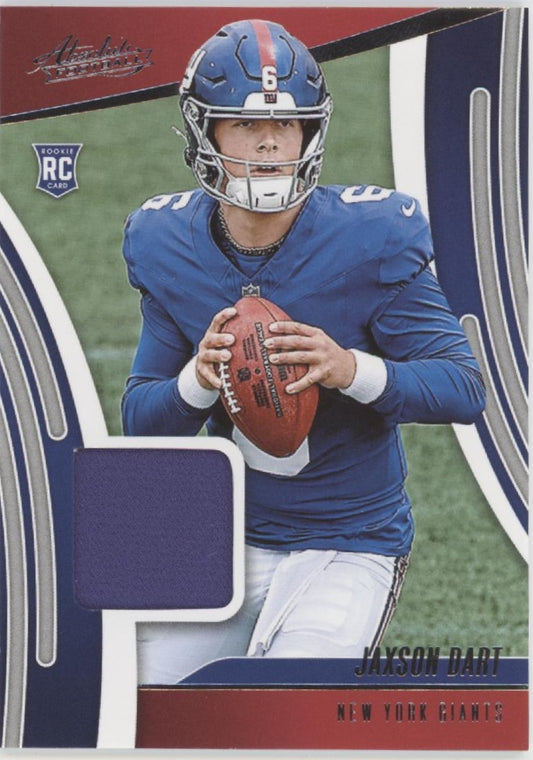Jaxson Dart 2025 Panini Absolute Swatch RC #ARM-JDT #1