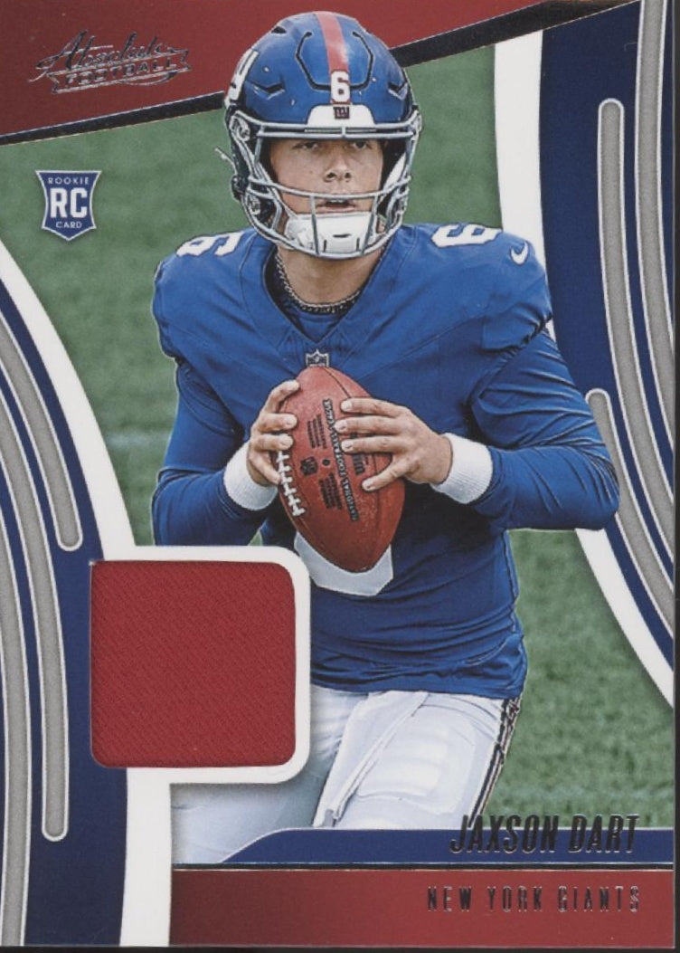 Jaxson Dart 2025 Panini Absolute Swatch RC #ARM-JDT #2