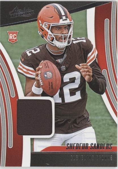 Shedeur Sanders 2025 Panini Absolute Swatch RC #ARM-SSS #1