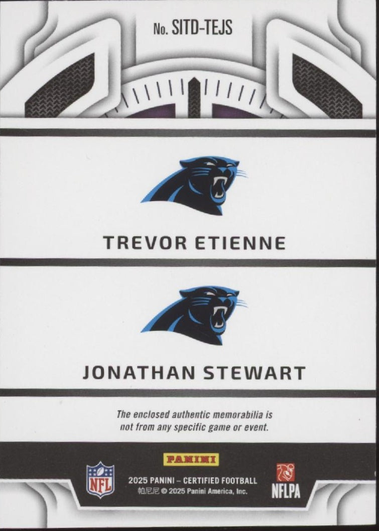 Trevor Etienne / Jonathan Stewart 2025 Certified Stitches in Time Blue 05/20
