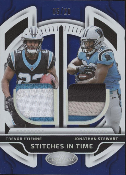 Trevor Etienne / Jonathan Stewart 2025 Certified Stitches in Time Blue 05/20