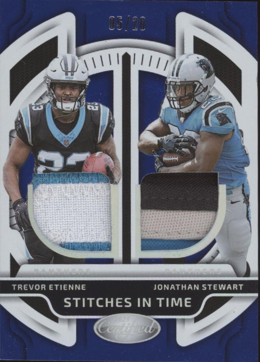 Trevor Etienne / Jonathan Stewart 2025 Certified Stitches in Time Blue 05/20