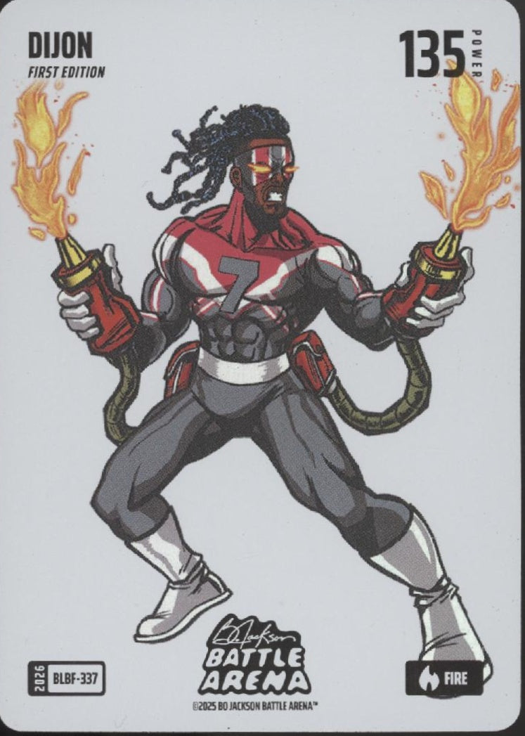 Dijon 2026 Bo Jackson Battle Arena First Edition Fire #BLBF-337